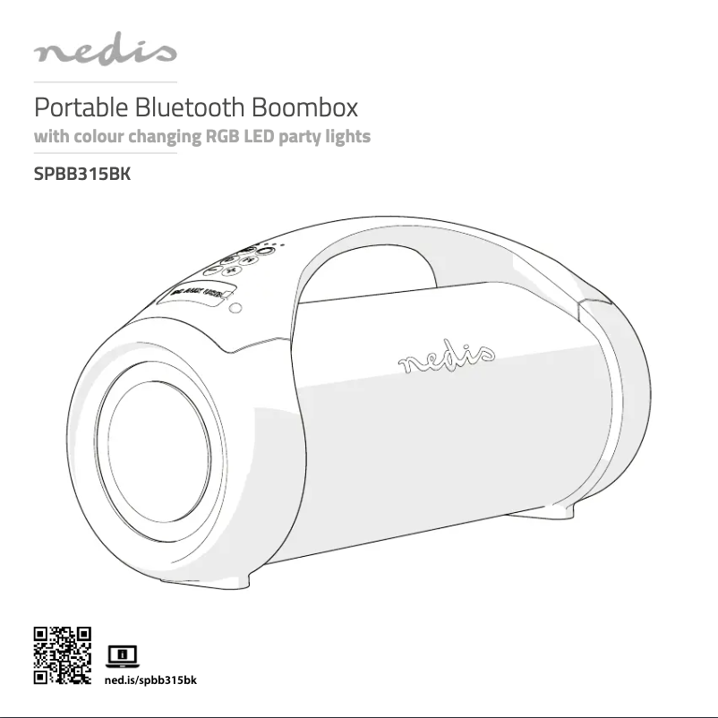 Page n°1 - Manuel utilisateur Nedis SPBB315BK