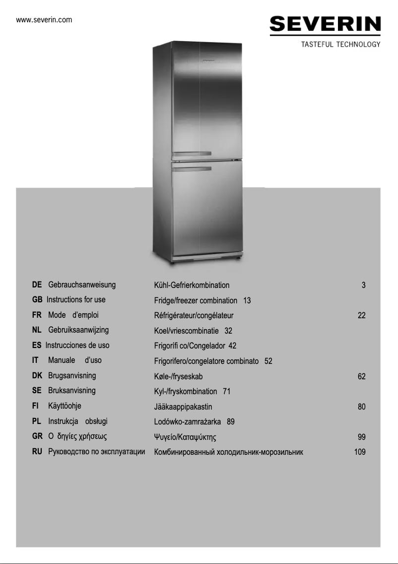 Image de la première page du manuel de l'appareil KS 9862