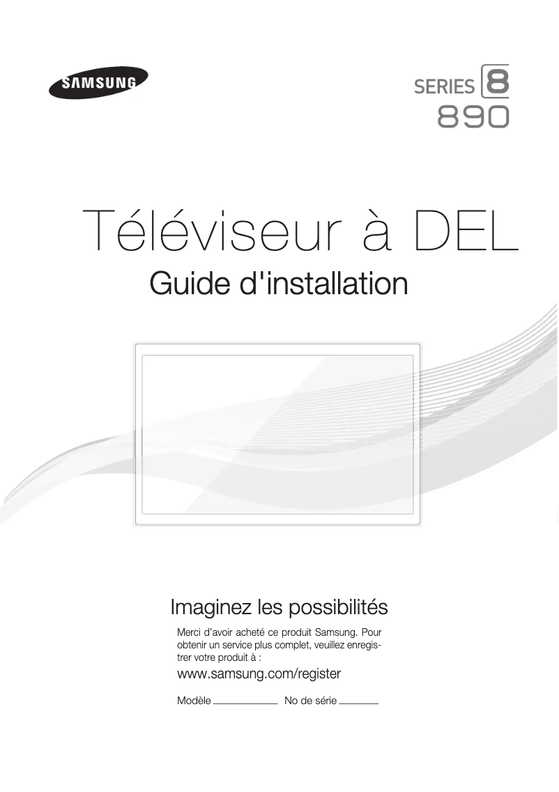 Image de la première page du manuel de l'appareil HG46NB890XF