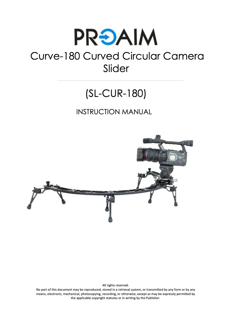 Image de la première page du manuel de l'appareil Curve-180