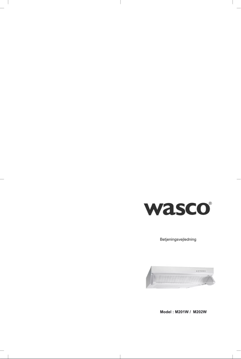 Page n°1 - Manuel utilisateur Wasco M202W