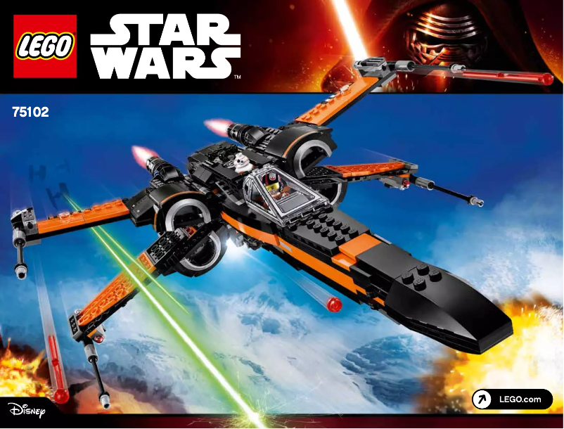 Image de la première page du manuel de l'appareil Poe’s X-Wing Fighter