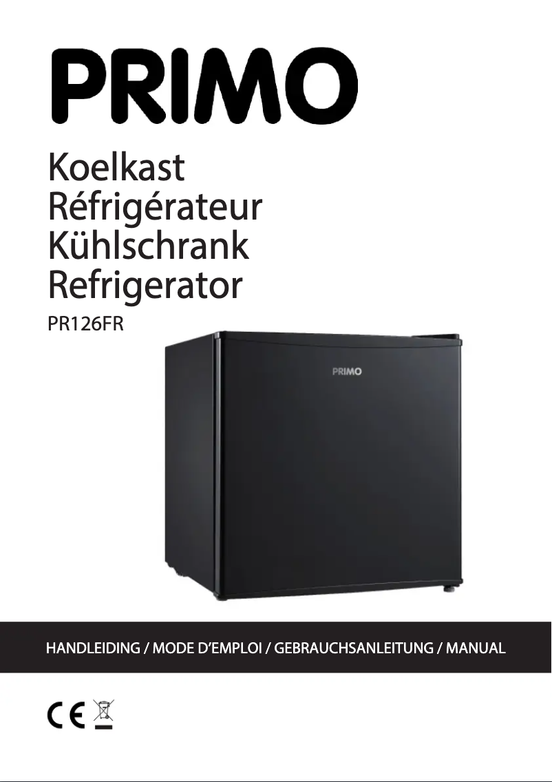 Image de la première page du manuel de l'appareil PR126FR