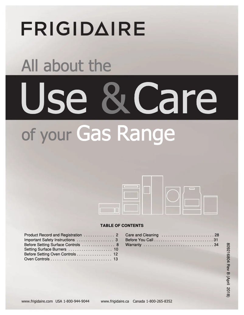 Imagen de la primera página del manual del dispositivo FPGF3077QF