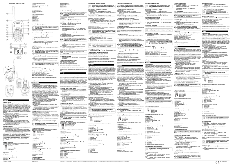 Page n°1 - Manuel utilisateur TriStar RC-6402