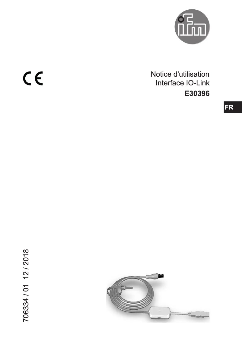 Image de la première page du manuel de l'appareil E30396