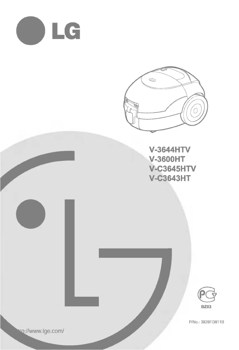 Page 1 de la notice Manuel utilisateur LG VTC3645HTV