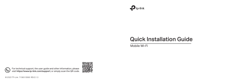 Página 1 del manual Manual de usuario TP-Link M7450