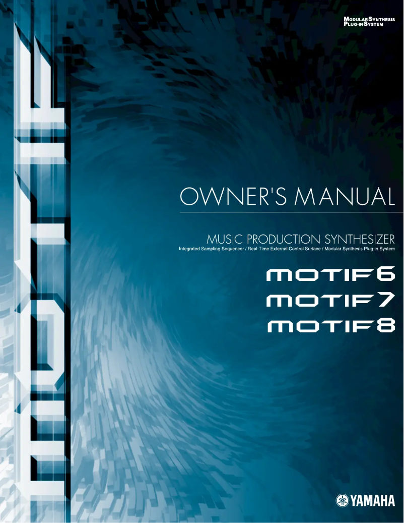 Page n°1 - Manuel utilisateur Yamaha Motif6