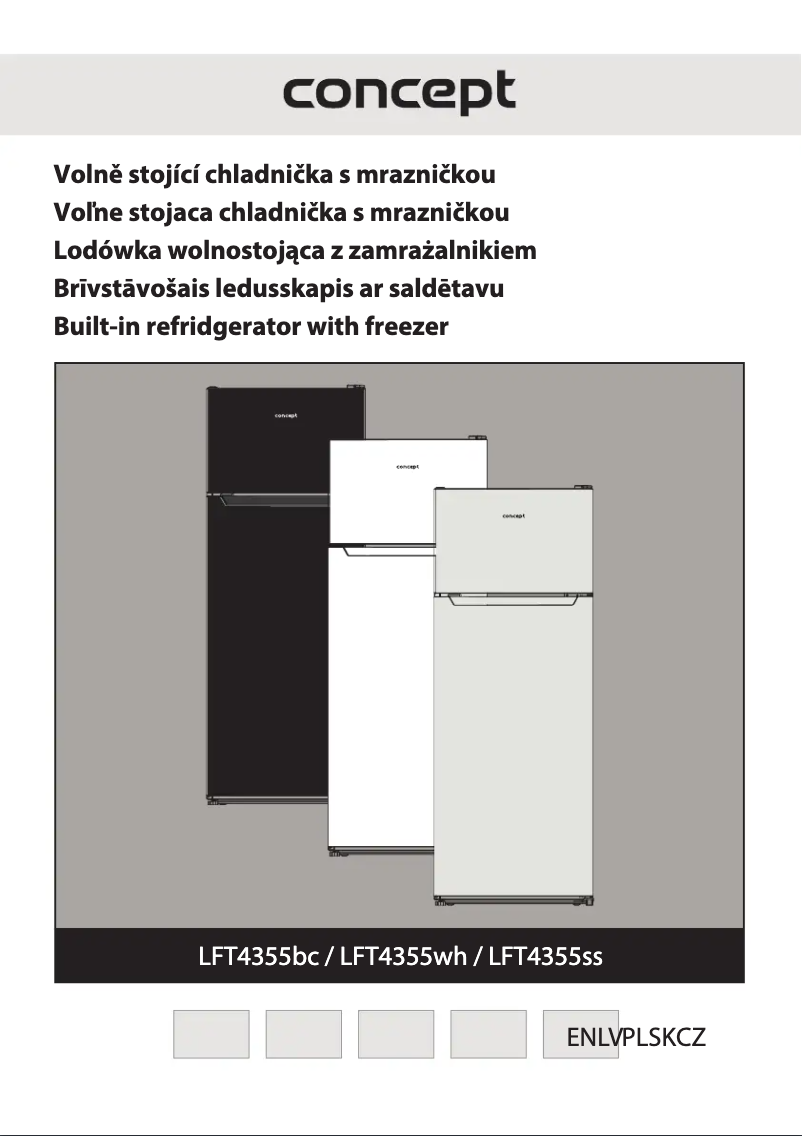 Image de la première page du manuel de l'appareil LFT4355wh