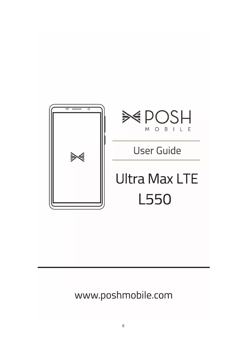 Page n°1 - Manuel utilisateur Posh Mobile Ultra Max LTE L550