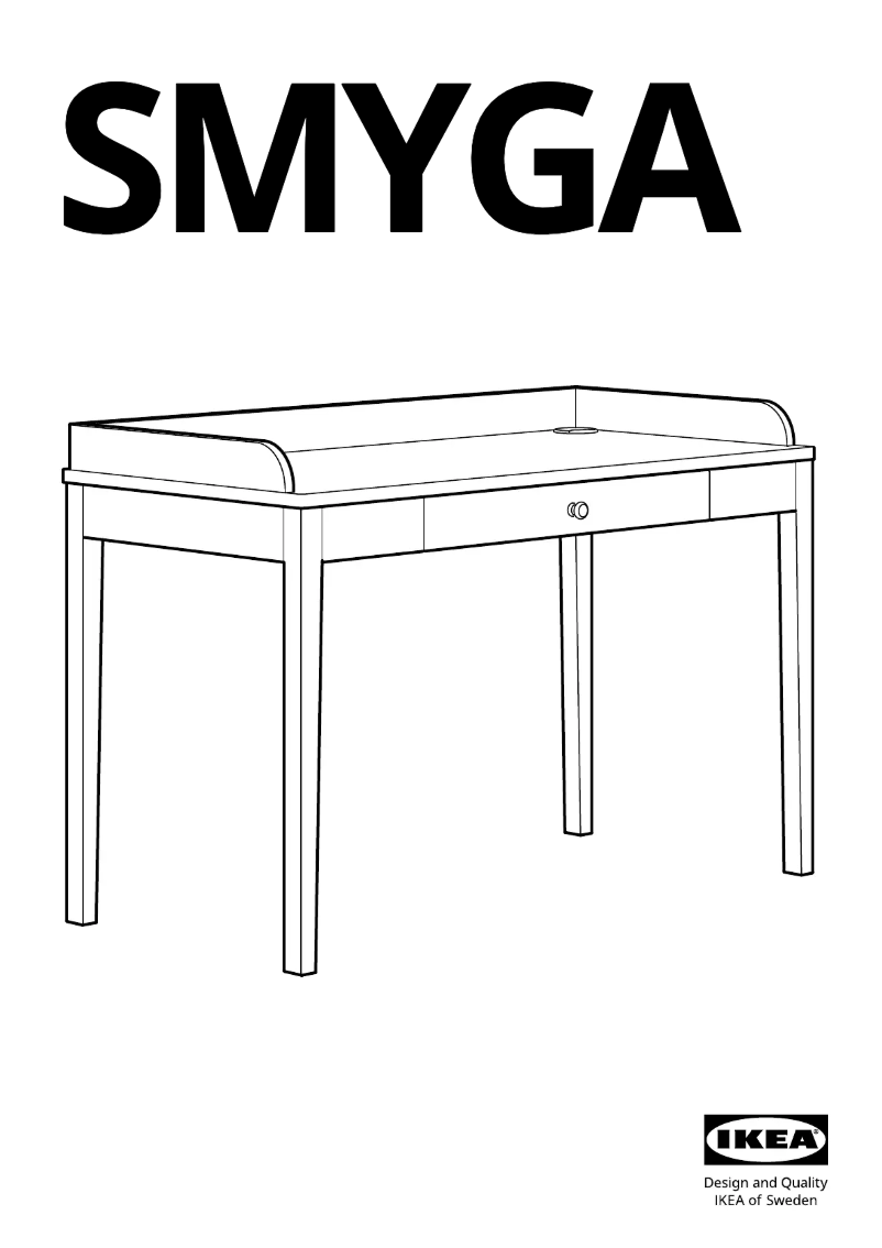 Imagen de la primera página del manual del dispositivo SMYGA 104.808.86