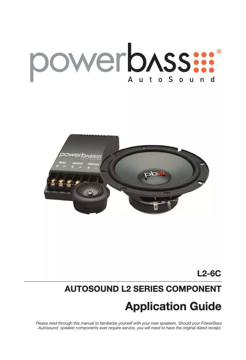 Página 1 del manual Manual de usuario PowerBass L2-6C