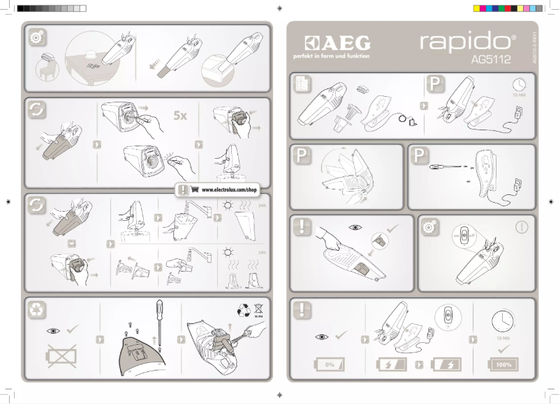 Image de la première page du manuel de l'appareil AG6108