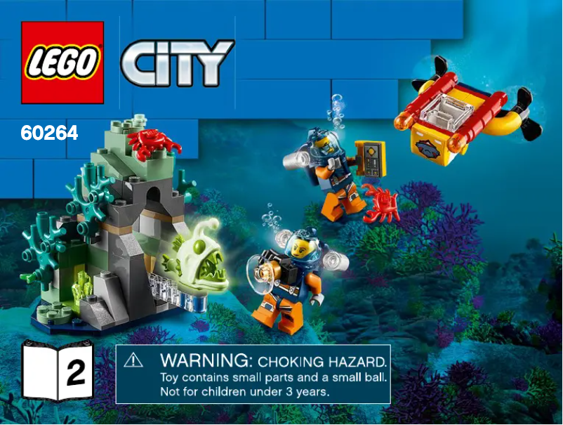 Page 1 de la notice Manuel utilisateur Lego City 60264