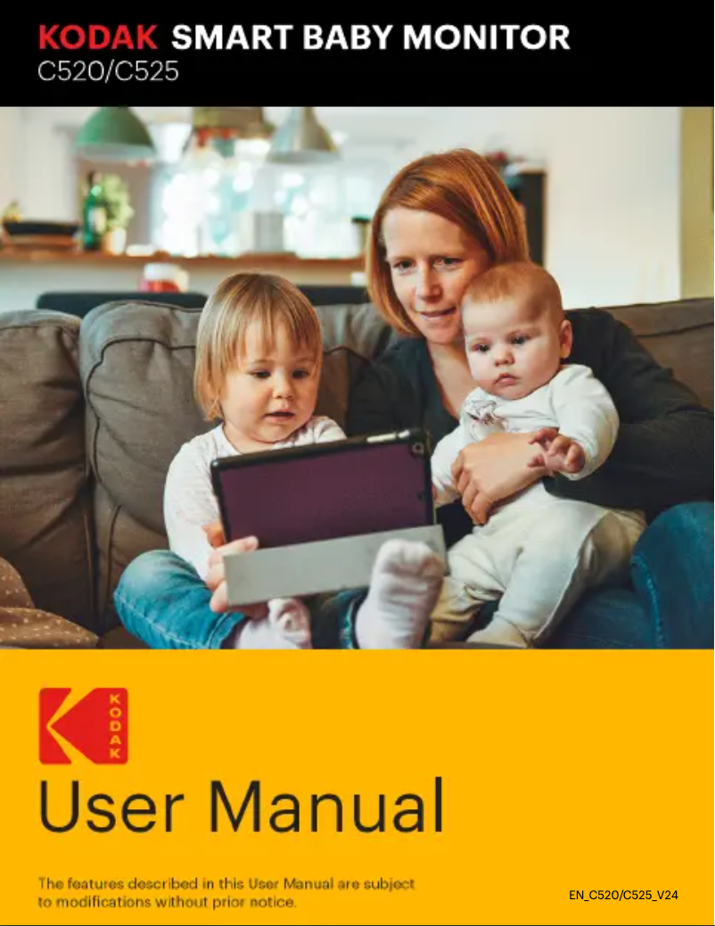 Image de la première page du manuel de l'appareil Cherish C525