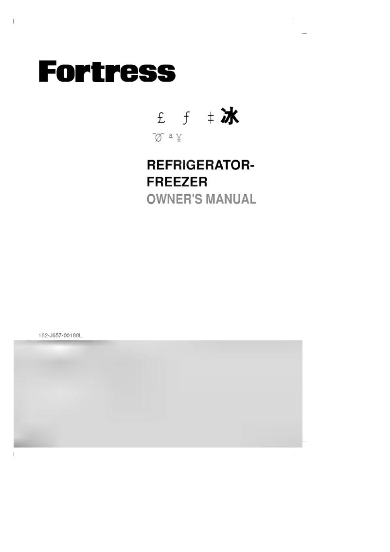 Page 1 de la notice Manuel utilisateur LG GR-132SJ