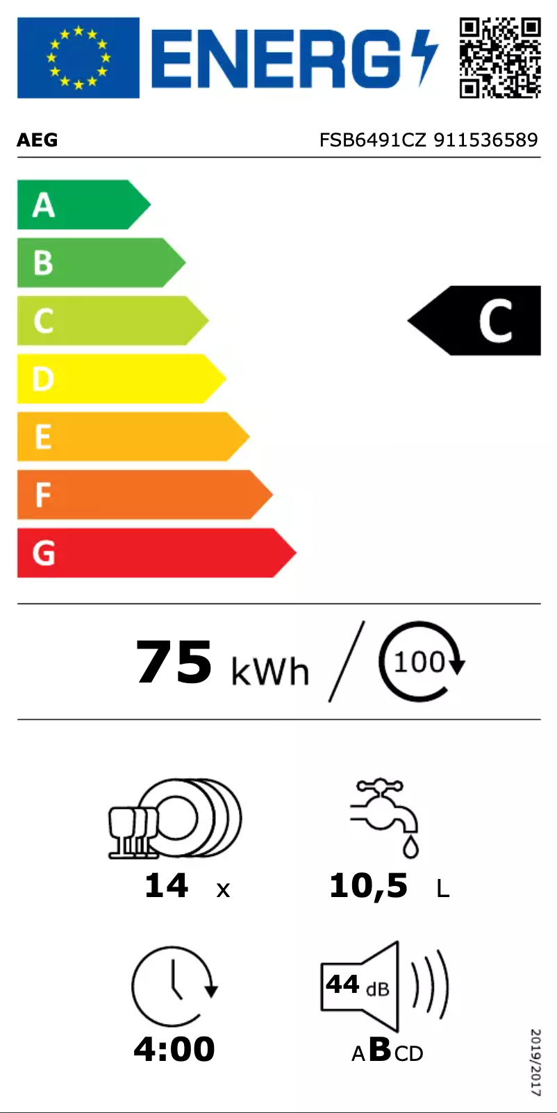 Image de la première page du manuel de l'appareil FSB6491CZ