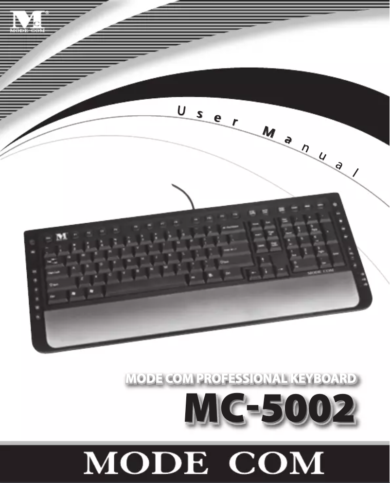 Image de la première page du manuel de l'appareil MC-5002