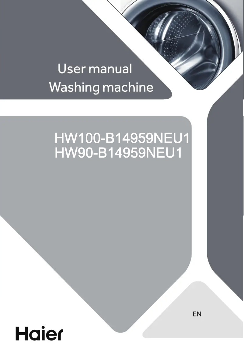 Página 1 del manual Manual de usuario Haier HW90-B14959NEU1