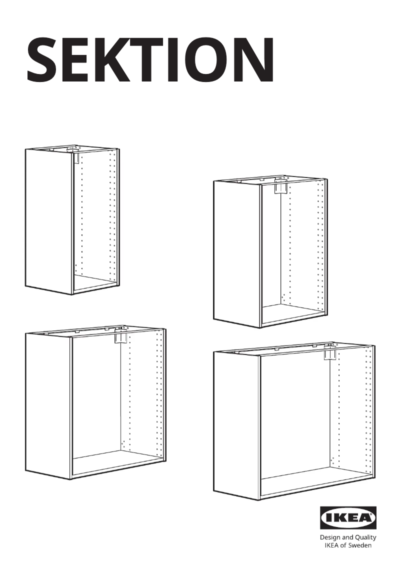 Imagen de la primera página del manual del dispositivo SEKTION 702.653.89