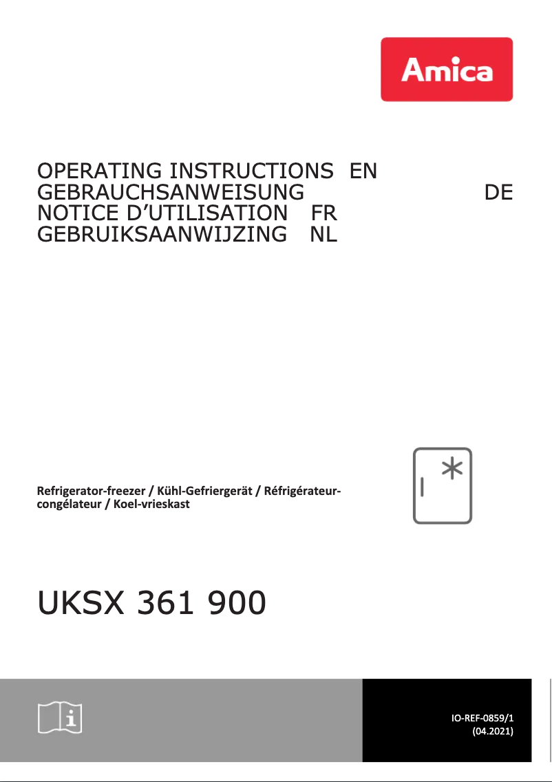 Image de la première page du manuel de l'appareil UKSX 361 900