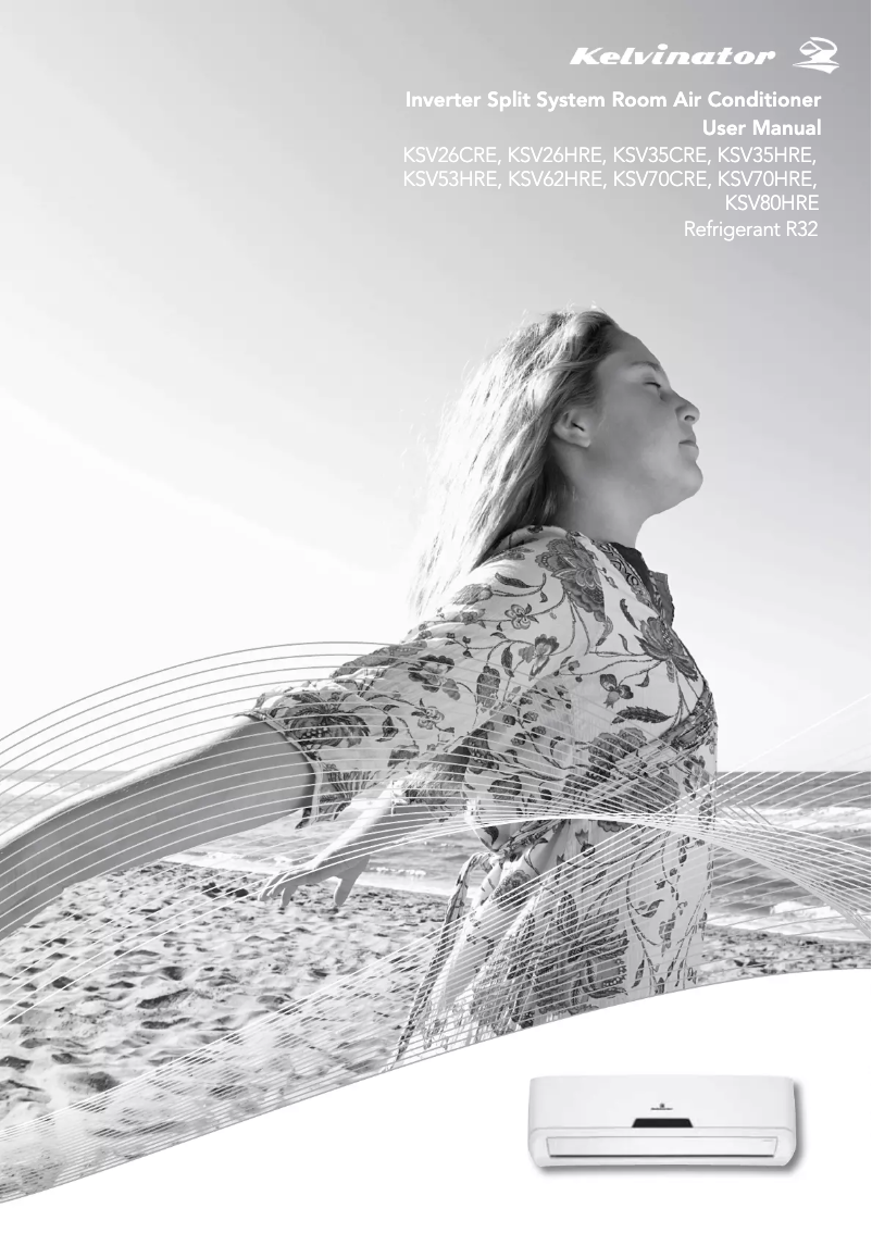 Page 1 de la notice Manuel utilisateur Kelvinator KSV53HRE