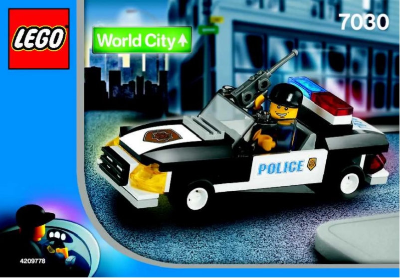 Page n°1 - Manuel utilisateur Lego Squad Car