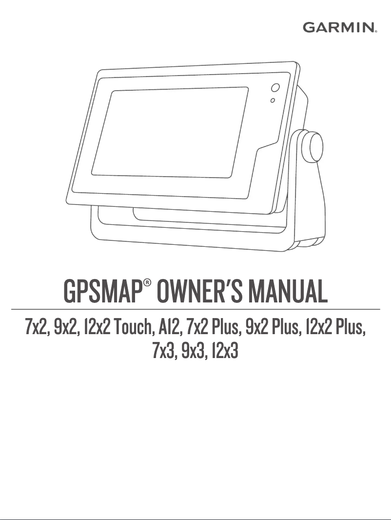 Page n°1 - Manuel utilisateur Garmin GPSMap 9x2