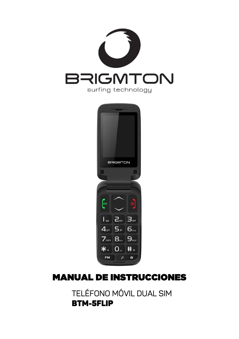 Page 1 de la notice Manuel utilisateur Brigmton BTM-5 FLIP