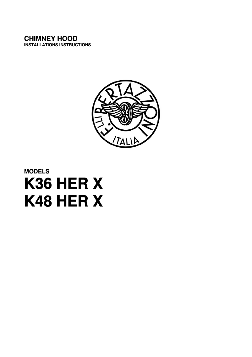 Image de la première page du manuel de l'appareil KC36 HER CR