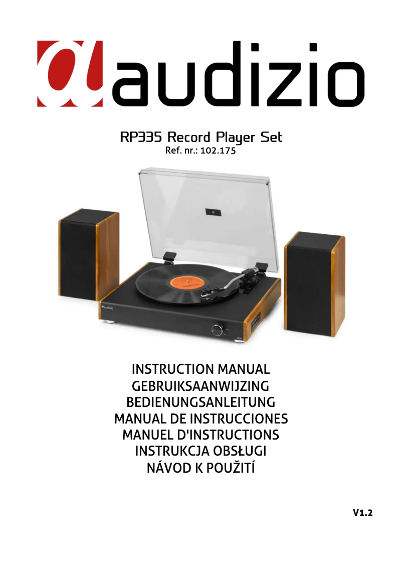 Page n°1 - Manuel utilisateur Audizio RP335