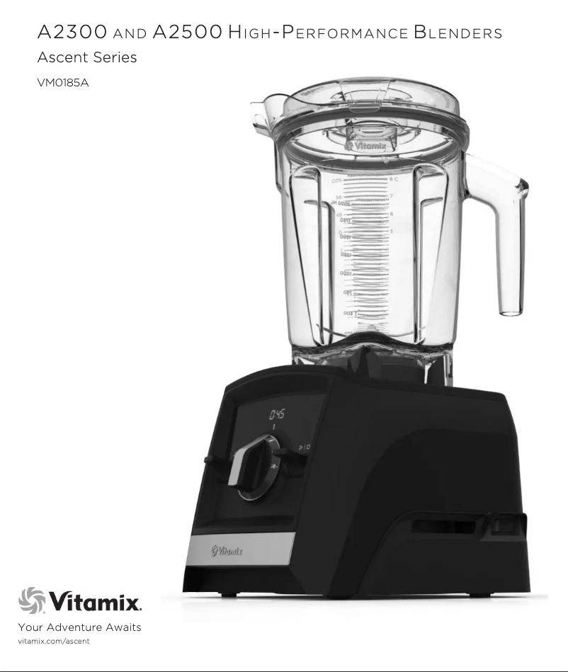 Page n°1 - Manuel utilisateur Vitamix A2300