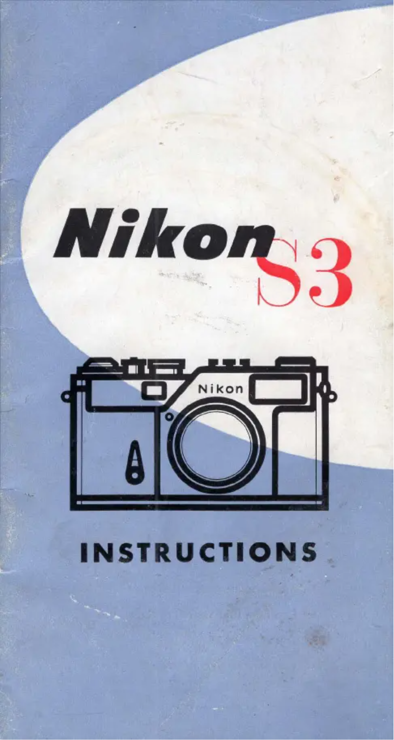 Page 1 de la notice Manuel utilisateur Nikon S3