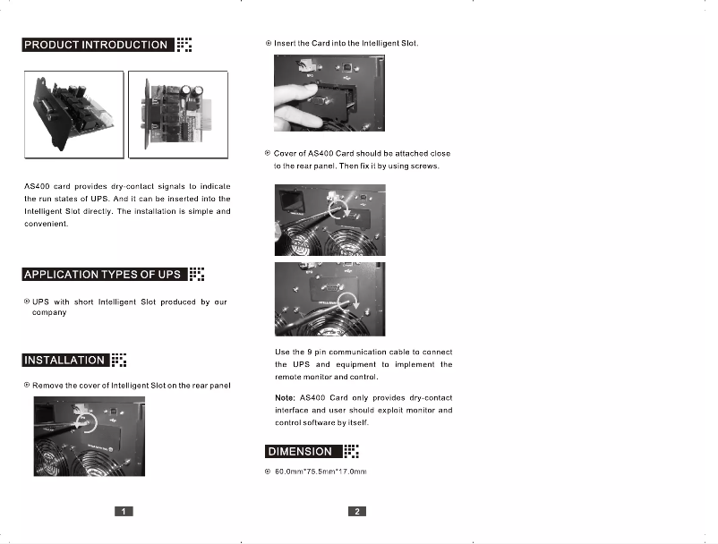 Página 1 del manual Manual de usuario PowerPlus MINI AS400