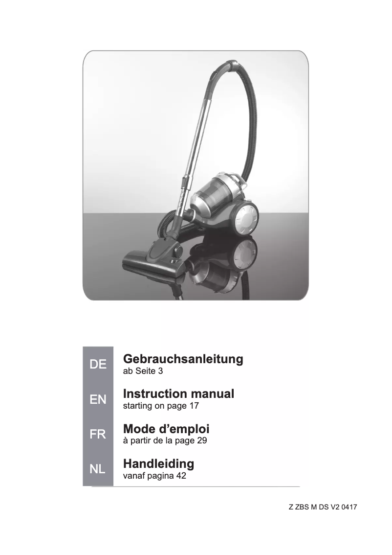 Page 1 de la notice Manuel utilisateur Cleanmaxx C320-70