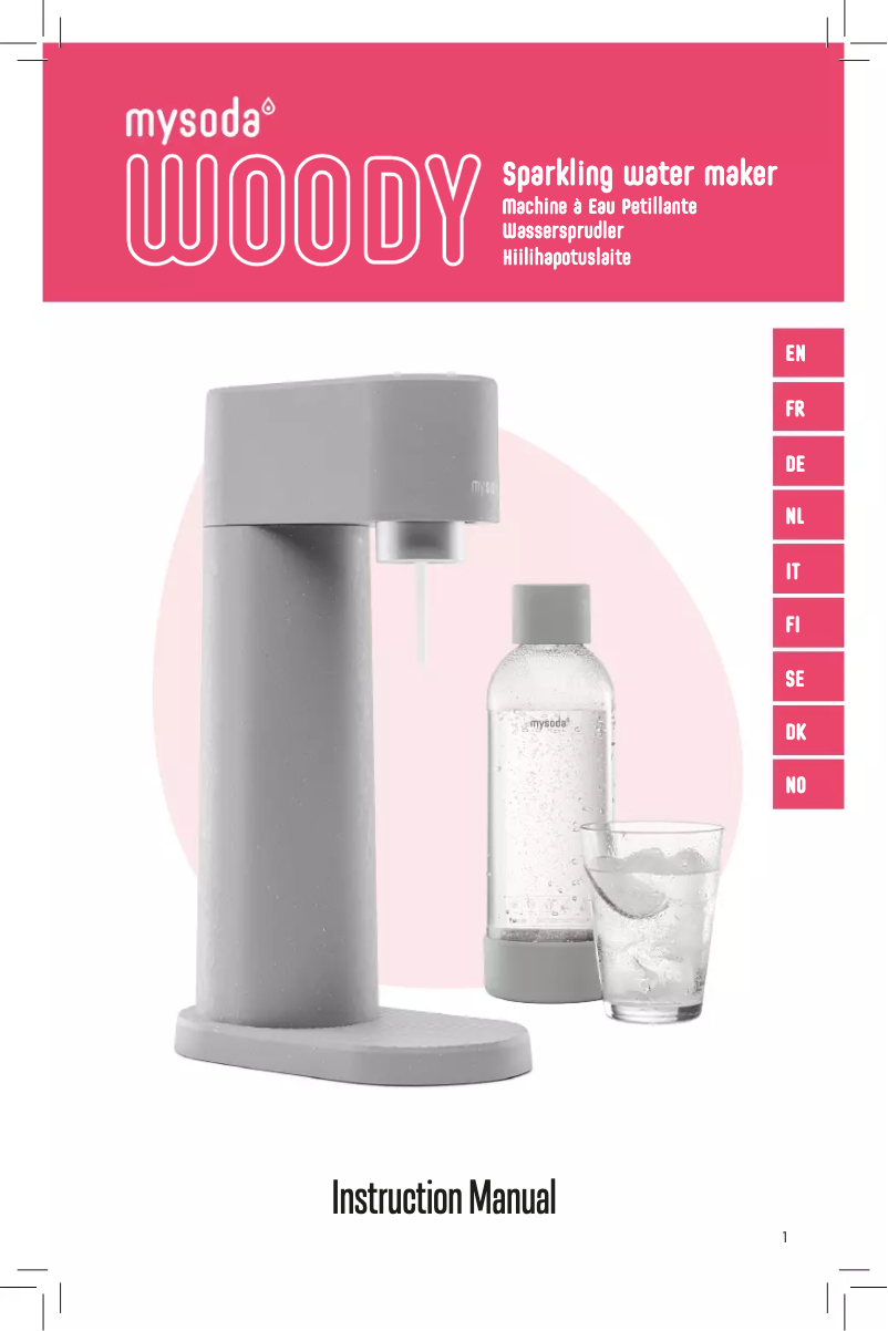 Page n°1 - Manuel utilisateur MySoda Woody