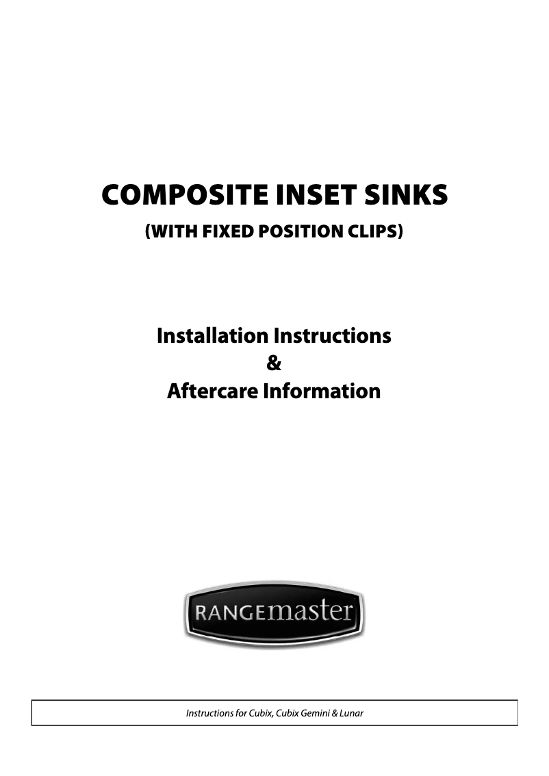 Image de la première page du manuel de l'appareil LU9852