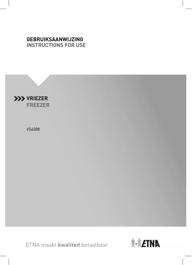 Image de la première page du manuel de l'appareil VS4088