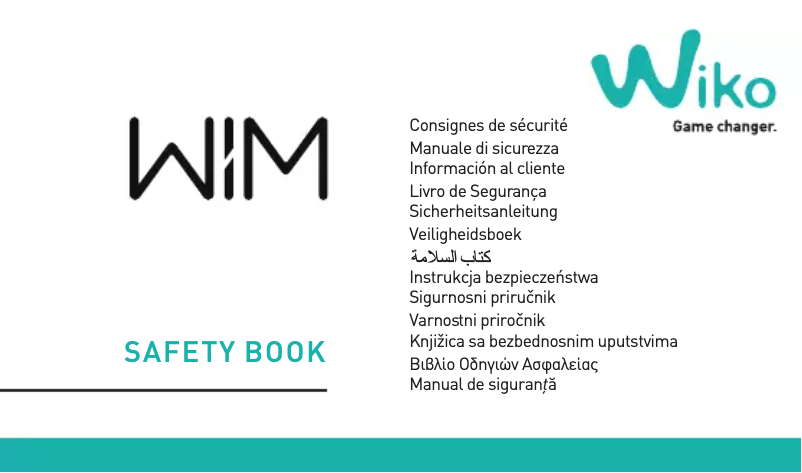 Image de la première page du manuel de l'appareil Wim