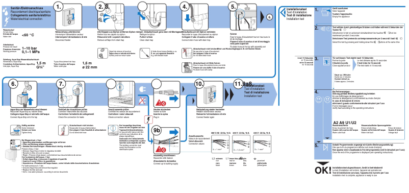 Page 1 de la notice Guide d'installation Siemens SM55E631CH