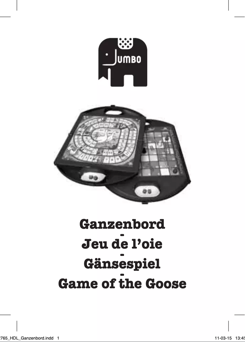 Página 1 del manual Manual de usuario Jumbo Ganzenbord & Slangen en ladderspel Reisspel