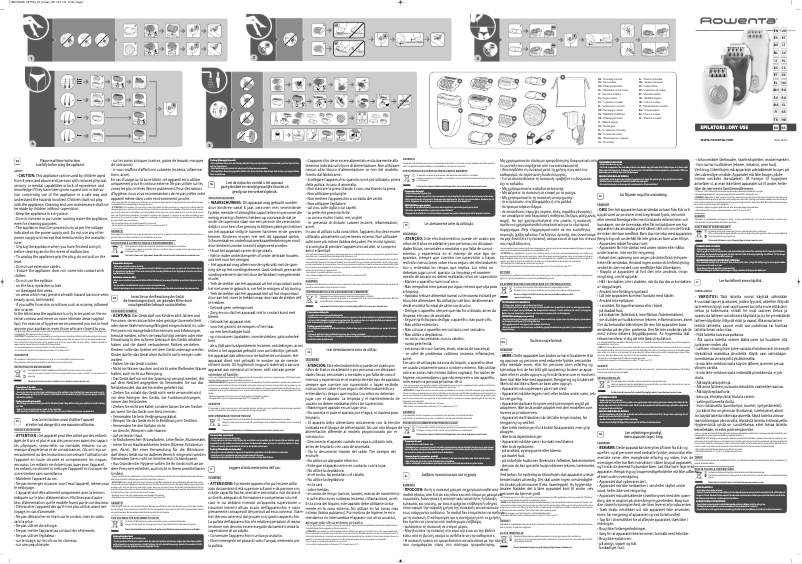 Page n°1 - Manuel utilisateur Rowenta Soft Extreme EP8710E0