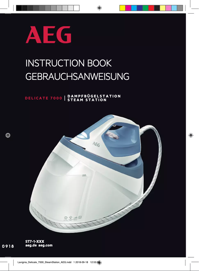 Imagen de la primera página del manual del dispositivo ST7-1-4LG