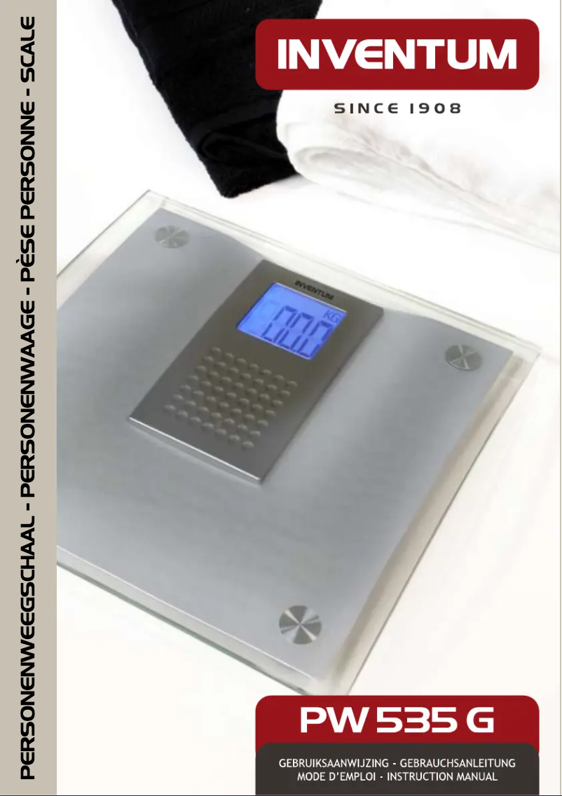 Page n°1 - Manuel utilisateur Inventum PW535G