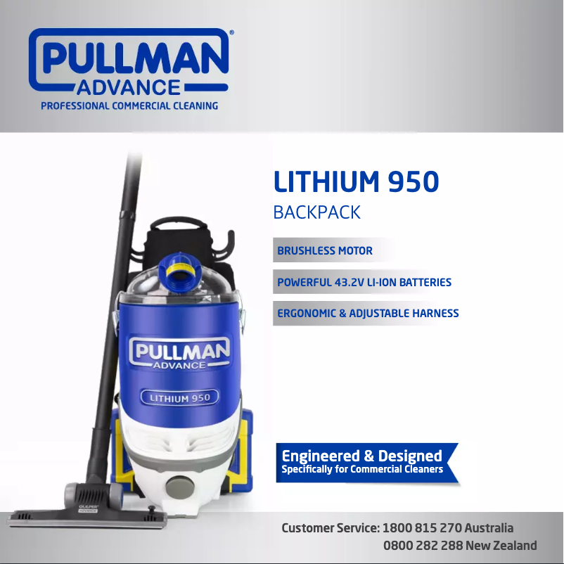 Página 1 del manual Manual de usuario Pullman LITHIUM 950