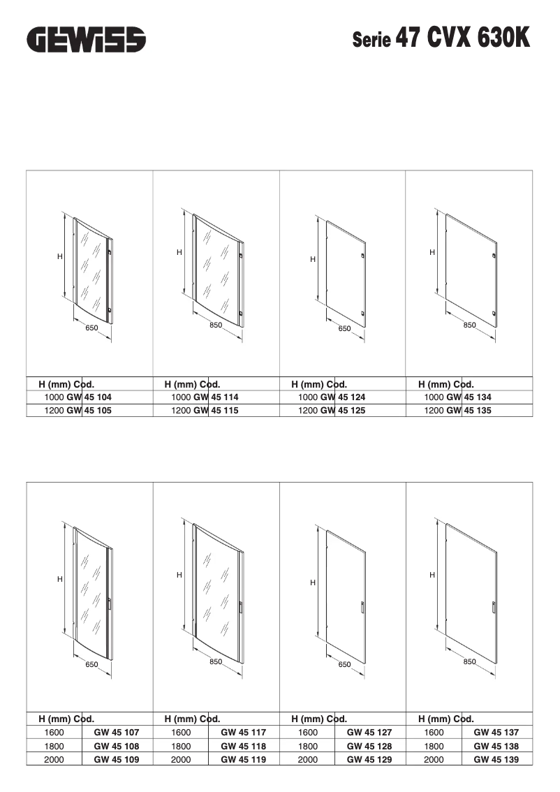 Page 1 de la notice Manuel utilisateur Gewiss GW45147