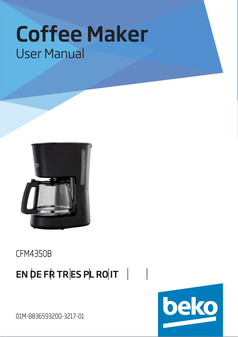 Image de la première page du manuel de l'appareil CFM4350B