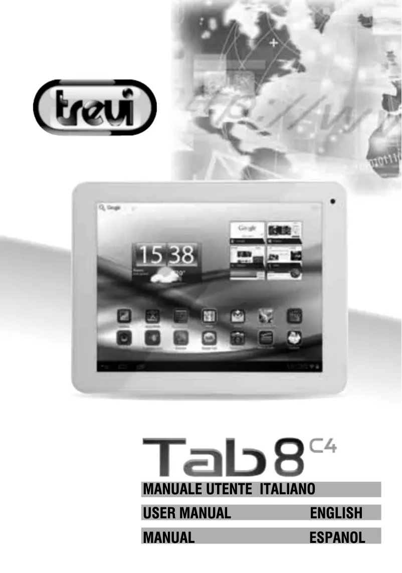 Page n°1 - Manuel utilisateur Trevi TAB 8 C4