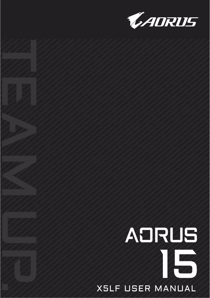 Página 1 del manual Manual de usuario Gigabyte AORUS 15